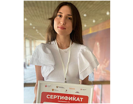 The fourth year student of Saratov State Medical University took part in the competition.